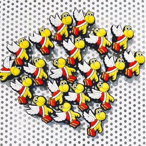 Lot of 20 Super Mario Shoe Charms + FREE Gift w/ALL orders (HYB018-11)